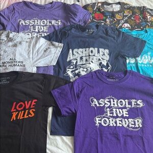 $9 MYSTERY T-SHIRT | Assholes Live Forever size small